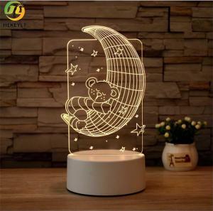 Wholesale New Item Moon 3D Led Night Light for Kids Home Decoration in Malaysia from china suppliers