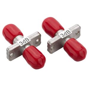 Wholesale CATV 1640nm Fiber Optic Attenuator 3dB Single Mode Red Cap ST Simplex from china suppliers