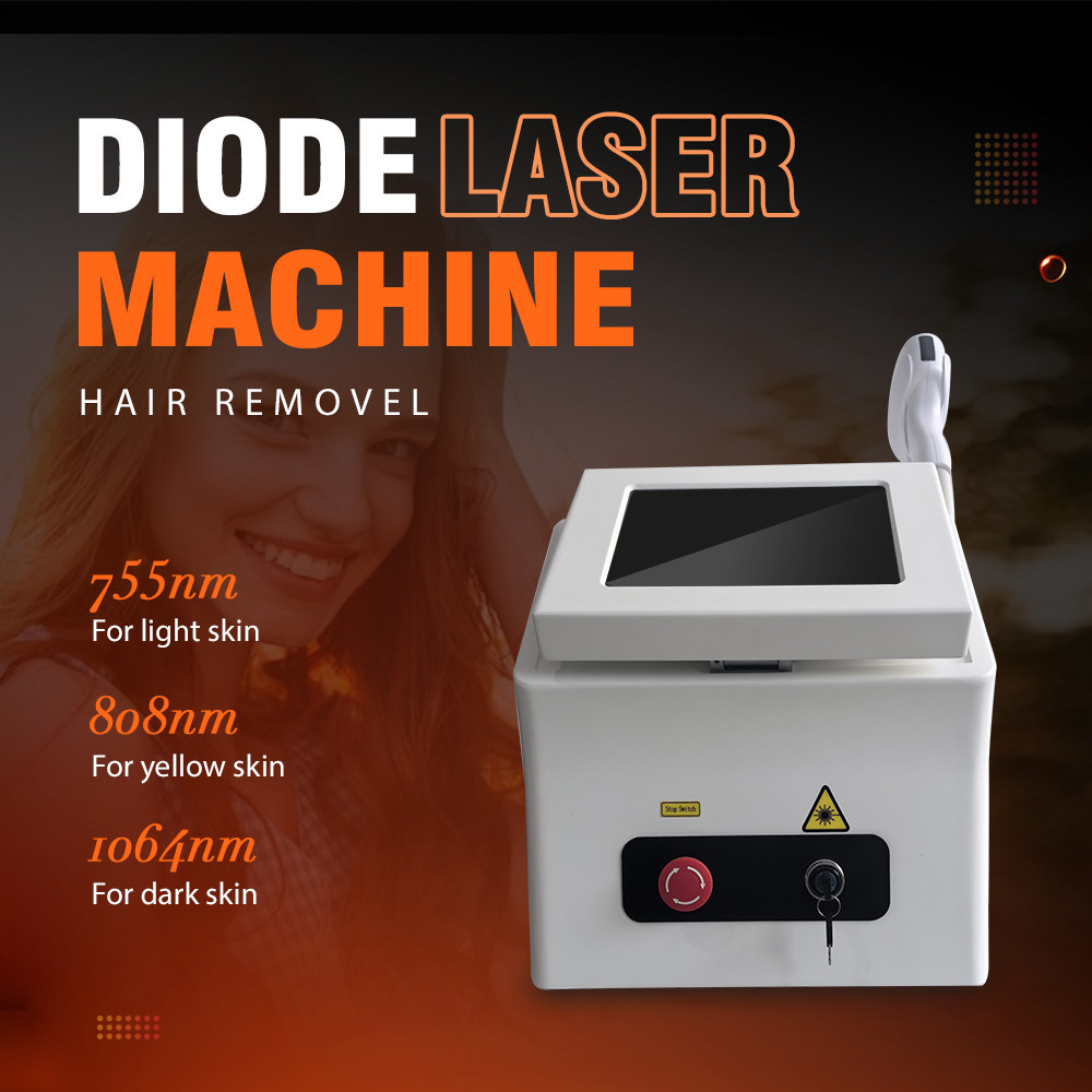 Skin Friendly Diode Laser Hair Removal Machine With Triple Wavelength Technology