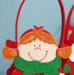 Wool Felt Christmas Gifts Sack Shopping Tote Bag Promotional For Ladies