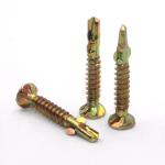 ISO9001 2015 Certified Flat Head Self Drilling Wing Screw Black Blue Zinc