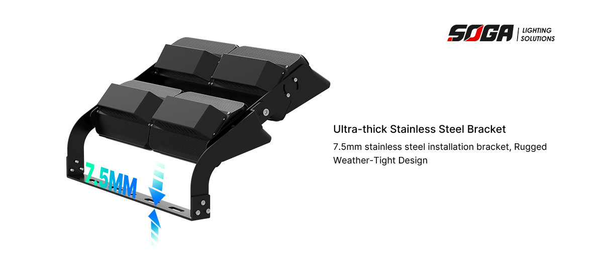 900W Sports Outdoor Flood Lights IP65 High Lumen Anti Corrosion