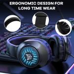 50mm Speaker DC5V 20000Hz Wired Gaming Headphone