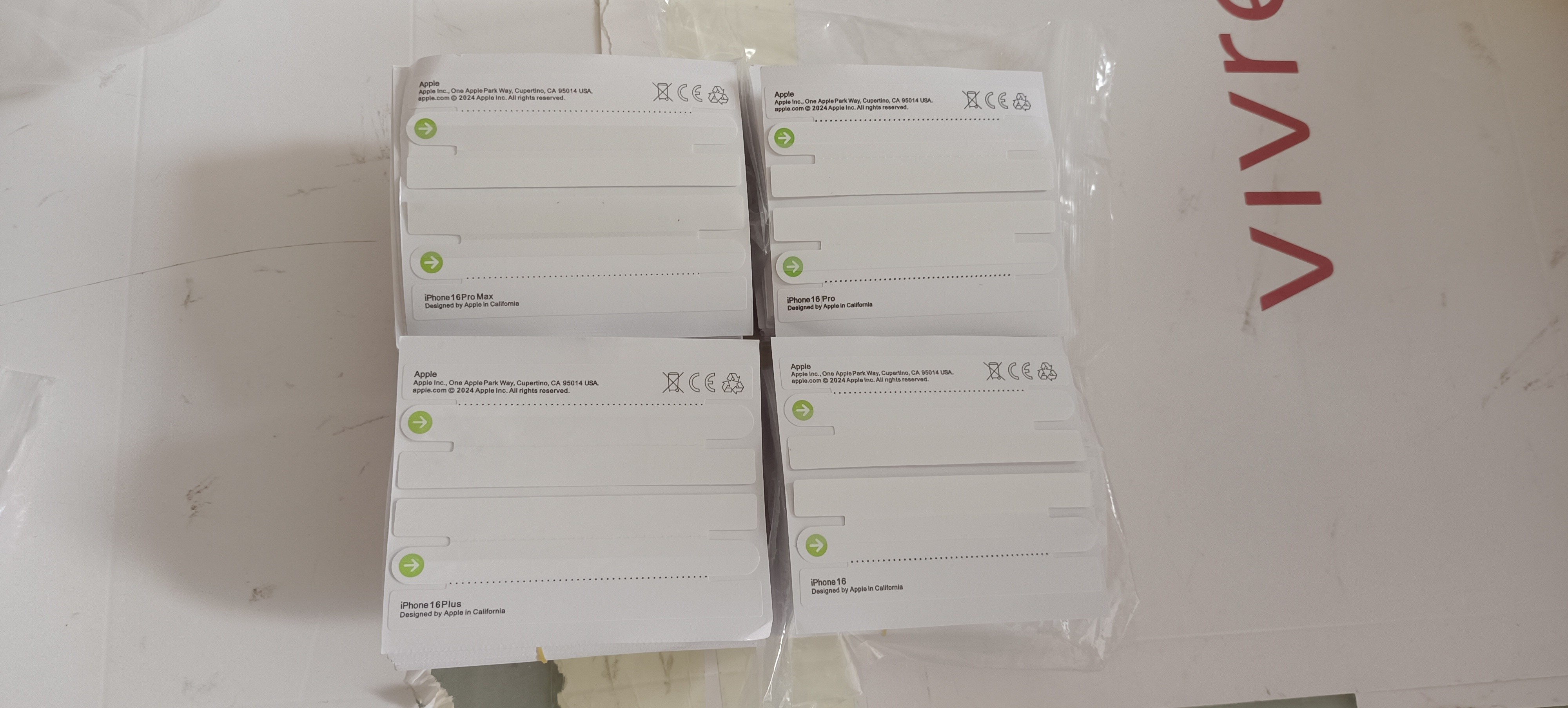 Custom Tear Resistant Logo Adhesive Seal Sticker Label