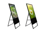Restaurant Portable Floor Standing Digital Signage LCD Display Wifi Network