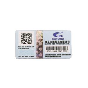 Wholesale OEM QR Code Sticker Printer Vinyl Sticker Self Adhesive Anti Counterfeiting from china suppliers