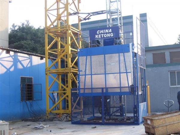 Dipping Zinc Spray Paint Safety Control System Building Cage Hoist Single Cage