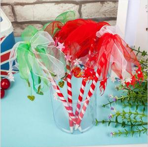 Wholesale New craft ballpen with Nylon Ribbons and bell /heart pendants decor for promotion gift from china suppliers