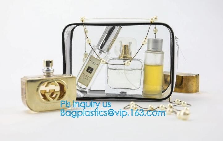 Cosmetic Bag Make up Organizer Bag Waterproof PVC Makeup Bag, travel clear pvc makeup bag cosmetic bag, vacation beach p
