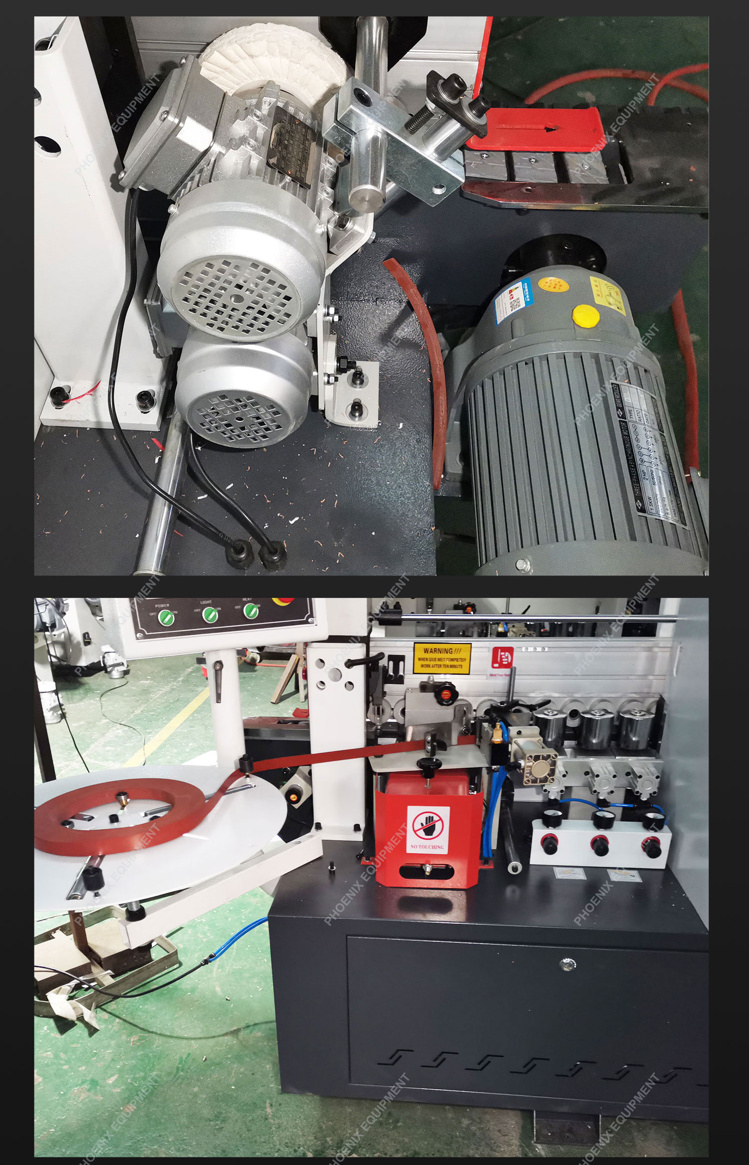 3300*800*1550 Full-automatic Edge Banding Machine for Wood CNC Furniture Cabinet PVC MDF