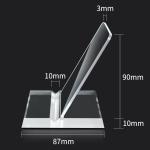Custom Clear Acrylic Phone Holder Plexiglas Menu Holder Card Holder Wholesale