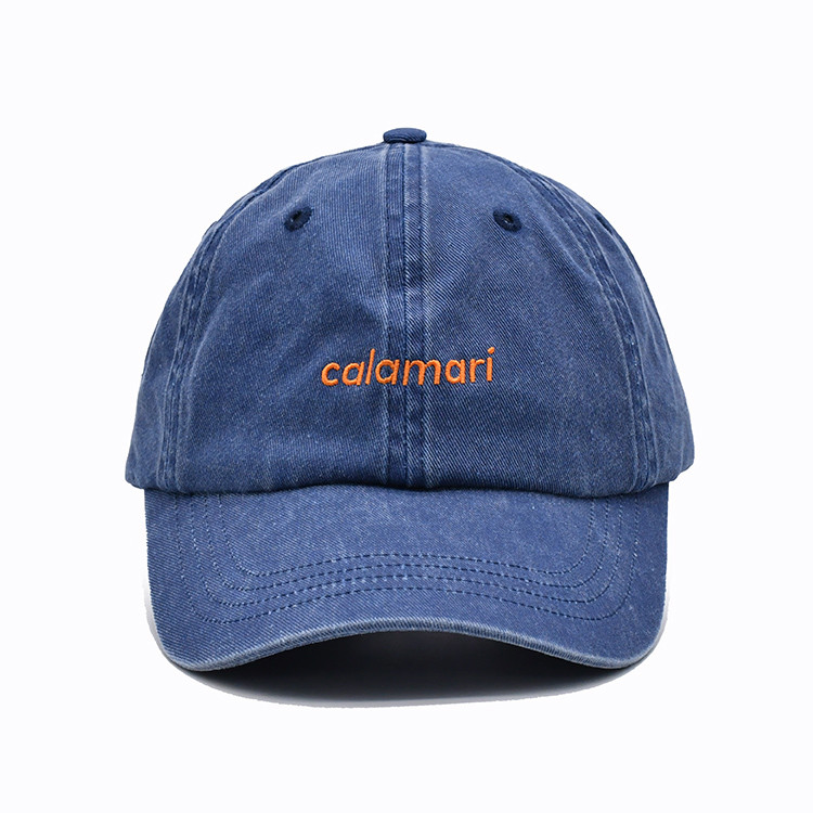 Washed Baseball cap custom logo pure cotton washed cap for men and women hand wash