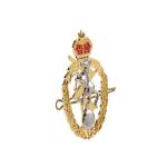 Military High Polished 1" Antique Police Badges Hat Shoulder Chest Badge