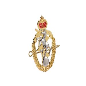 Wholesale Pin 3d Embossed Craft Army Metal Badges Military Gold Silver Blank Button Badge from china suppliers