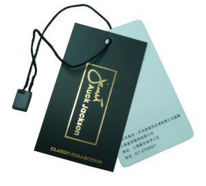 Wholesale OEM Clothing Hang Tags With Customized Logos For Garment / Bags Label from china suppliers