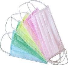 Wholesale Consumable 3 Ply Non Woven Face Mask , Disposable Earloop Face Mask Safety from china suppliers