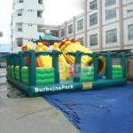 Portable Inflatable World Amusement Park Custom Outdoor Kids Air Inflatable