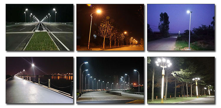 Outdoor 150w Outside Street Lights CE EMC ROHS Certification High Brightness