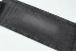 11oz Denim Fabric Rigid 56%C 44%P Black And Black Backside Full Width 180cm