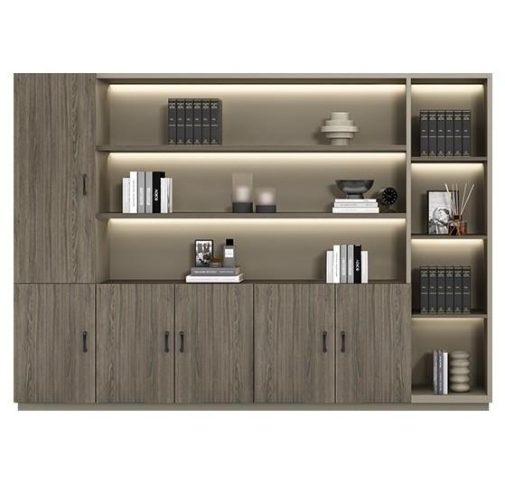 Modern Wooden File Cabinet Office Furniture Luxury Background Cabinet Carton