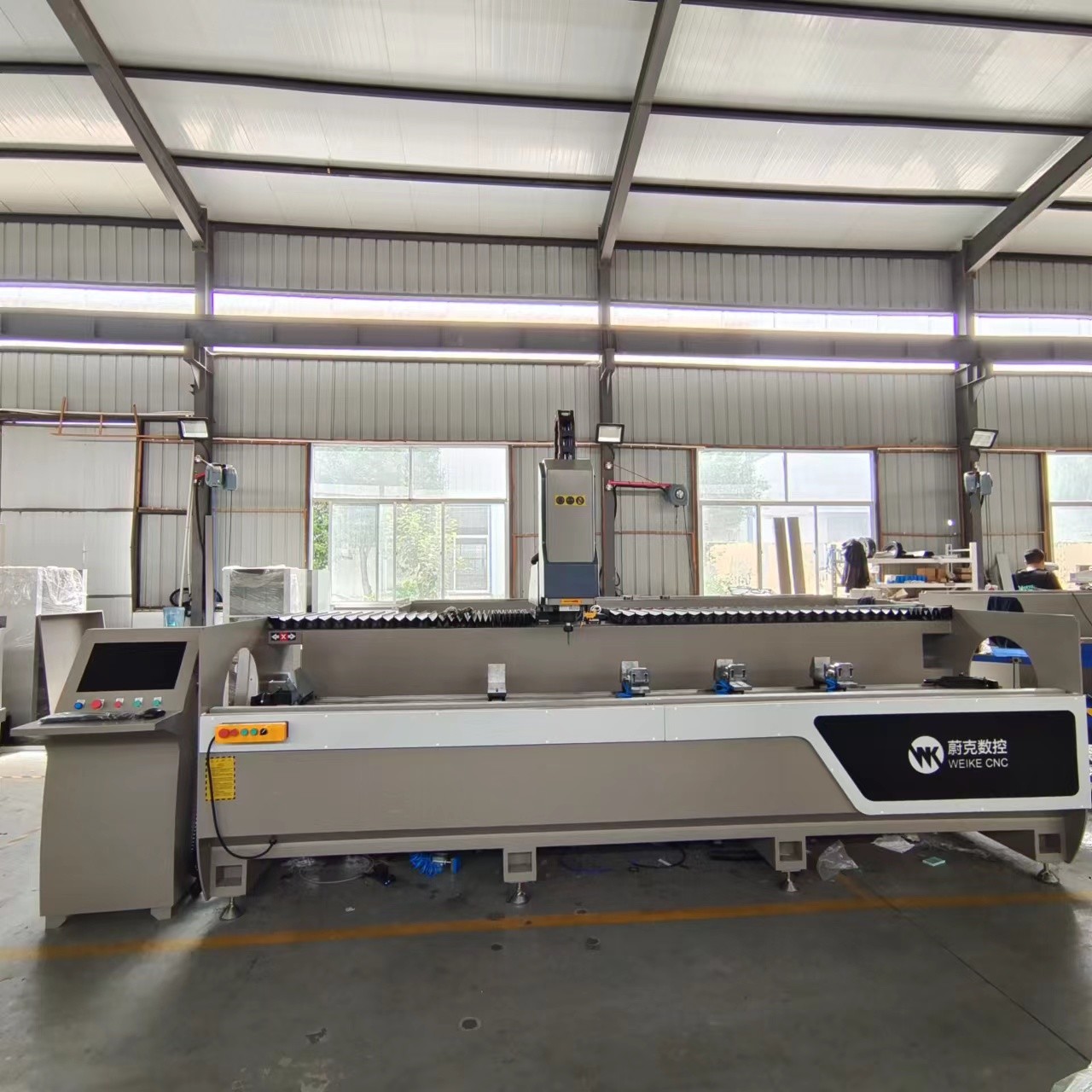 3200mm Processing Length Aluminum Window Frame Door Frame CNC Drilling Milling Machine