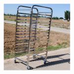 304 Stainless Steel Rack Trolley For Catering Equipment , Silver Color