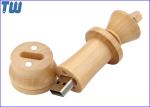 Maple Wood 16GB USB Flash Disk Smooth Finished Chess Winner King