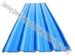 Corrugated metal wall panels, color coated steel roof panels