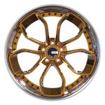 VIA Two Piece Forged Wheels Bronze Center ET25 5x120 20 Inch