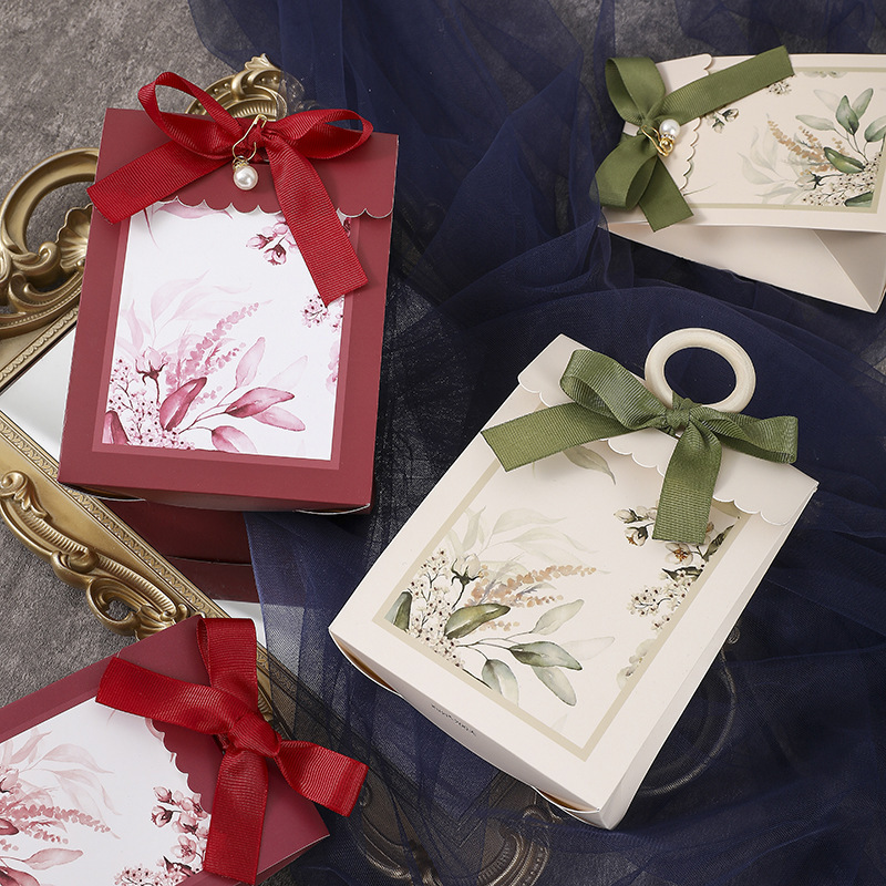 Custom Luxury Lily Of The Valley Hand Candy Gift Box With Your Own Logo For Market