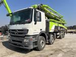 56m Used Zoomlion Concrete Pump Truck Ready Mix Cement Boom Pump For Sale
