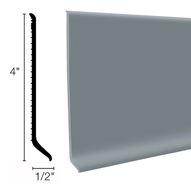 Peel-Stick Baseboard Molding Flexible Vinyl for Hassle-Free Wall Base Installation