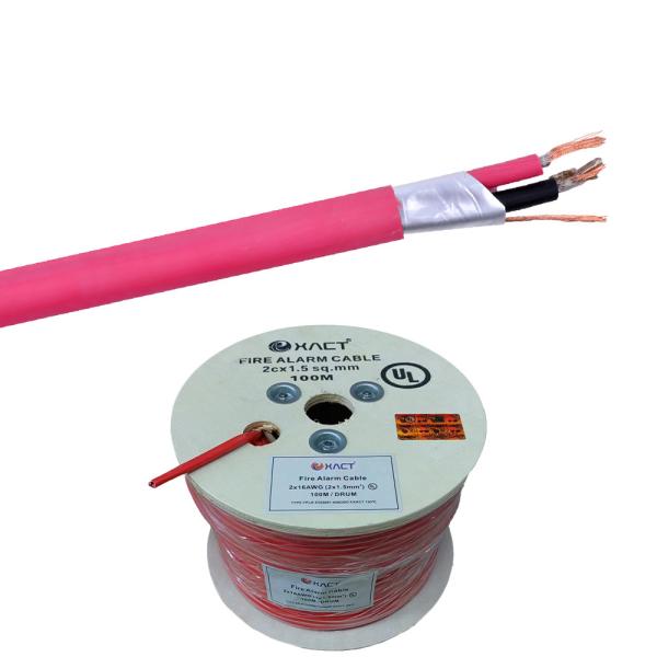 2Core KPSng A -FRLS 2x2x0.2 Cable Shielded Fire Resistant PVC Insulation for