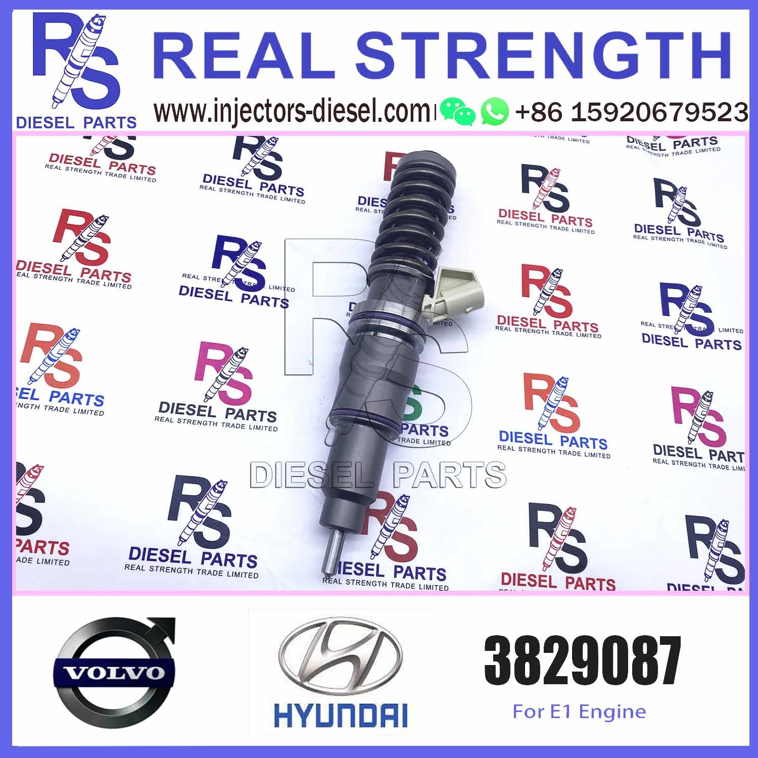 High Performance Diesel Engine Parts Fuel Injector 3829087 Common Rail Fuel Injector BEBE4C08001 For Diesel Engine