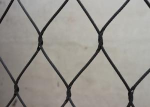 Wholesale 1.6mm Black Oxide Wire Rope Mesh Stainless Steel Aviary Mesh from china suppliers