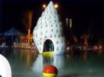 Family Aqua Park Resorts Swimming Pool Commercial Water Slide For Kids Water