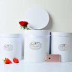 Customized Square Tube Circle Round Hat Flower Gift Packing Box With Lid