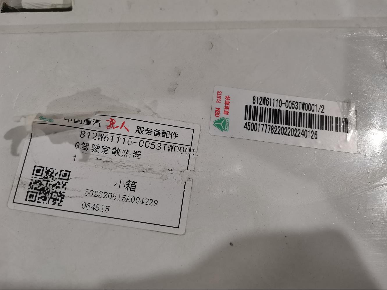 Sinotruk Howo Home SITRAK T7H C7H Cab Truck Parts Medium Coating Status G Cab Radiator Cover with Golden Prince Design