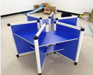 Wholesale Alum-alloy Wood Structure School Lab Furniture Hexagonal Laboratory Table Chemistry Lab Student Bench from china suppliers