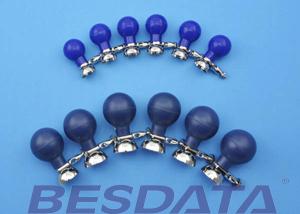 Wholesale Blue ECG Suction Electrodes , ECG Chest Electrode For Banana 4.0 / Din3.0 from china suppliers