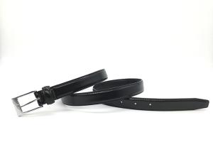 Wholesale 23mm Women's Fashion Leather Belts Feather Edge Stitching Brushed Nickel from china suppliers