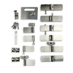 Satin/Polish Finish Folding Glass Sliding Door for Office Glass Partition