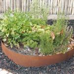 1.6mm Core Edge Flexible Steel Lawn Edging Corten SGS Garden Metal Ornaments
