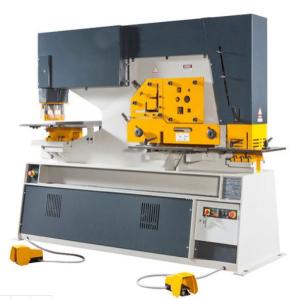 Wholesale Duoble Cylinder Q35 Series Hydraulic Ironworker 90T Cut Round Bar from china suppliers