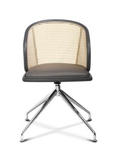 Wholesale Wood Executive PP Seat 30in Rattan Office Chairs 42cm Back from china suppliers