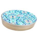 Oval Shape 0.24mm Tinplate Food Tin Box For Chocolate Packing