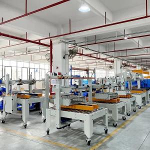 Wholesale Durable Automatic Carton Folding Sealing Strapping Station For Barrel Packaging from china suppliers