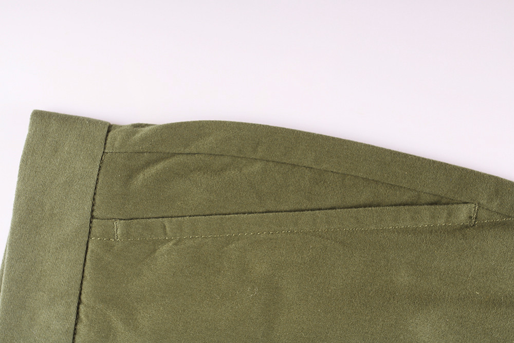 Mens Casual Elasticated Waist Straight Leg Linen Trousers Solid Color Customized