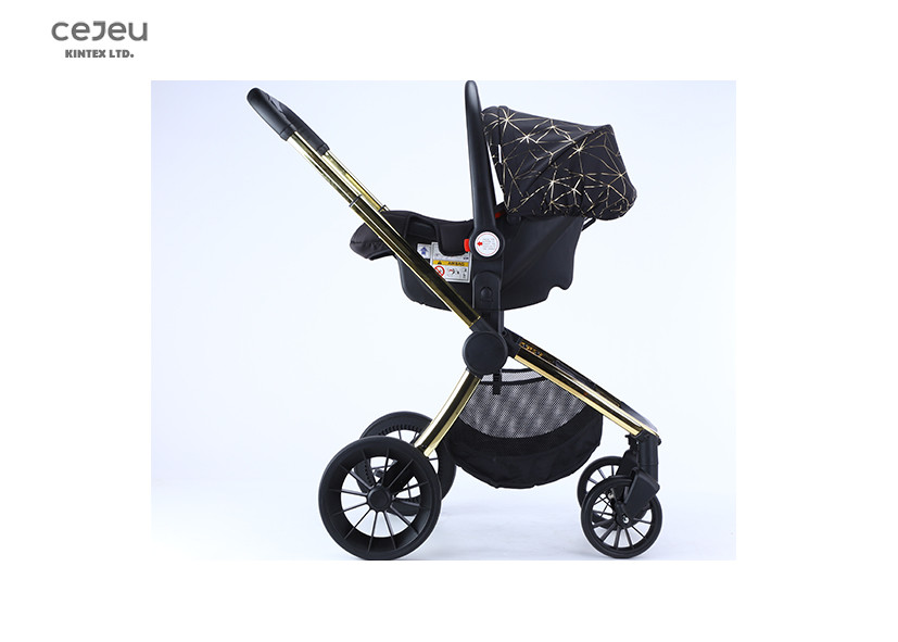 Lightweight 3 In 1 Compact Folding Stroller 51*24*69CM 10.9 KG