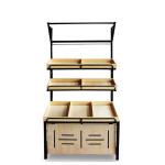 Convenience Store Fruit And Vegetables Shelves Supermarket Rack